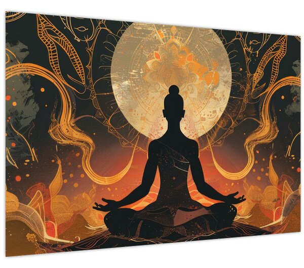 Obraz - Meditácia (90x60 cm)