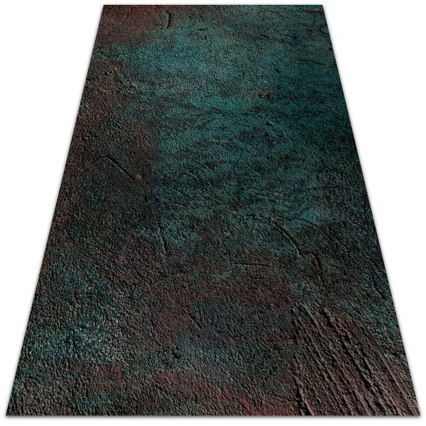 Vinylový koberec vinylový koberec Zelená hnedá betónová