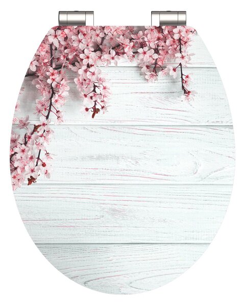 Eisl Sanitär WC sedadlo MDF Soft Close Flowers and Wood High Gloss 80549