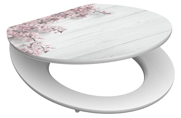 Eisl Sanitär WC sedadlo MDF Soft Close Flowers and Wood High Gloss 80549