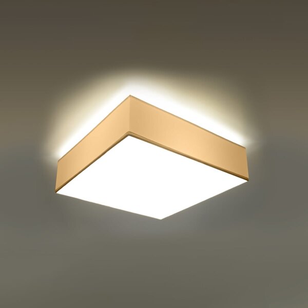 Stropné svietidlo Horus, 1x biele plastové tienidlo, (biely plast), (35 cm)
