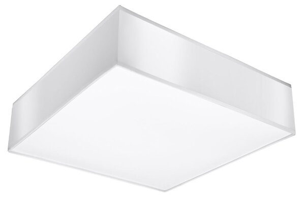 Stropné svietidlo Horus, 1x biele plastové tienidlo, (biely plast), (35 cm)