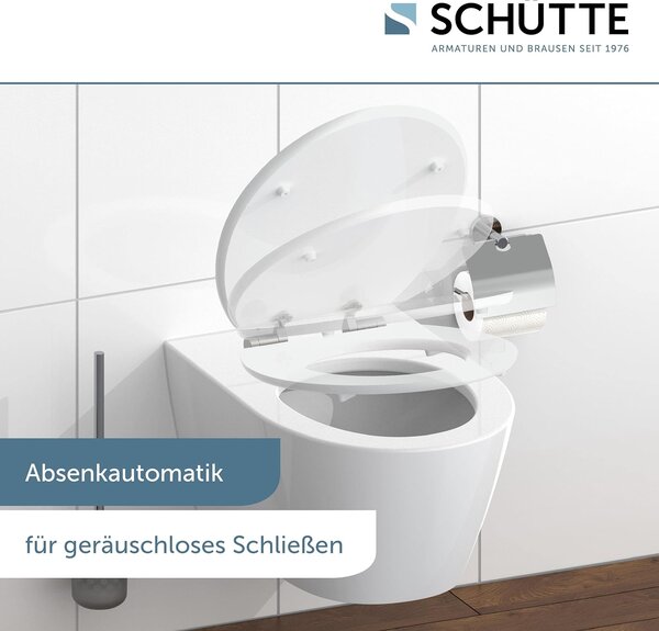 Eisl Sanitär WC sedadlo MDF Soft Close Flowers and Wood High Gloss 80549