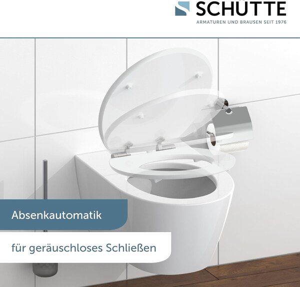 Eisl Sanitär WC sedátko MDF Soft Close Black Stone High Gloss 80535