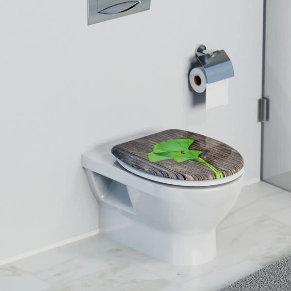Eisl Sanitär WC sedadlo Duroplast Soft Close Ginko and Wood 82154