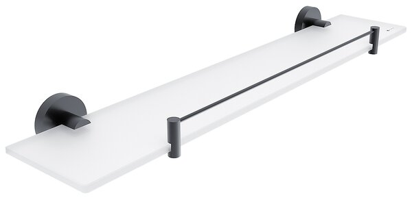 Nimco Polica s ohrádkou, 60 cm UNIX ČIERNA - UNC 13091BX-60-90