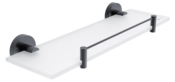 Nimco Polica s ohrádkou, 40 cm UNIX ČIERNA - UNC 13091BX-40-90