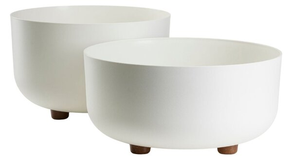 PLASTOVÝ KVETINÁČ TERRA 30X14,5 CM KRÉMOVÁ