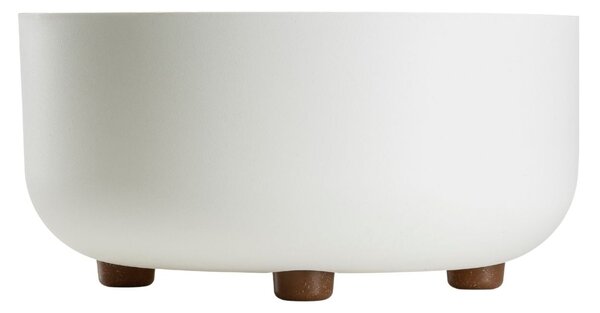 PLASTOVÝ KVETINÁČ TERRA 30X14,5 CM KRÉMOVÁ