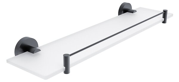 Nimco Polica s ohrádkou, 50 cm UNIX ČIERNA - UNC 13091BX-50-90