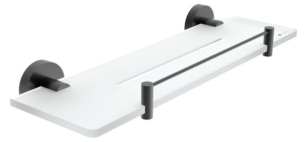 Nimco Polica, 40 cm s ohrádkou IXI UNIX ČIERNA - UNC X440-X-90
