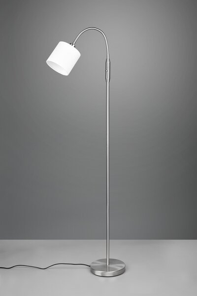 Trio R46331001 stojacie svietidlo Tommy 1x40W | E14 - ohybné rameno, nikel