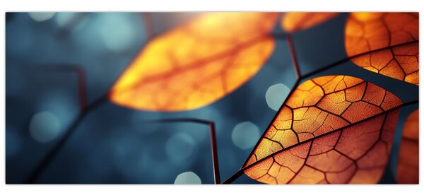 Obraz - Textúra listov (120x50 cm)
