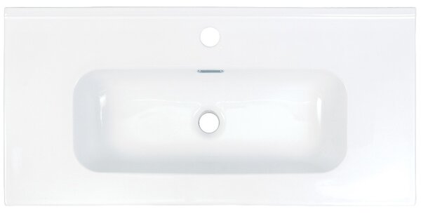 Deante Zápustné keramické umývadlo Tubo 80x38,5 cm - CTU 6U8M
