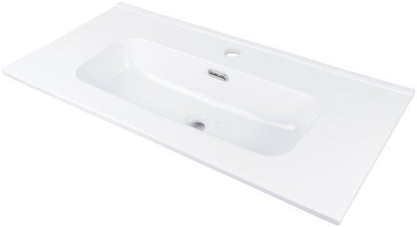 Deante Zápustné keramické umývadlo Tubo 80x38,5 cm - CTU 6U8M
