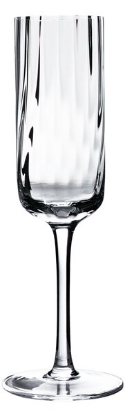 KONDELA Poháre na šampanské, set 6 ks, 220 ml, číra, GRANITY TYP 1