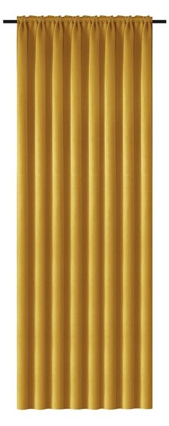 Žltý záves OXFORD 140x250 cm Zavesenie: Riasiaca páska