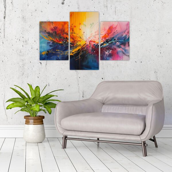 Obraz - Farebná abstrakcia (90x60 cm)
