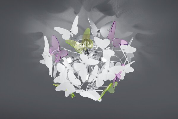 TRIO R60213017 Butterfly stropné svietidlo G9 3x28W