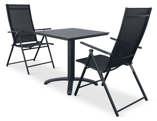 Noela Balkónový set Ristorante + 2x kovová stolička Pia
