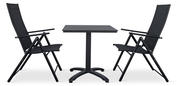 Noela Balkónový set Ristorante + 2x kovová stolička Pia