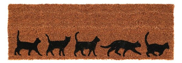 Vonkajšia rohožka Cats, 75x25 cm