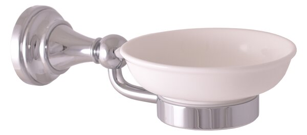 Slezák - RAV Mydelnička keramická MORAVA RETRO - MKA0300, Chróm