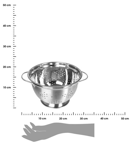 Kovové cedidlo Steel, (fi) 30 cm