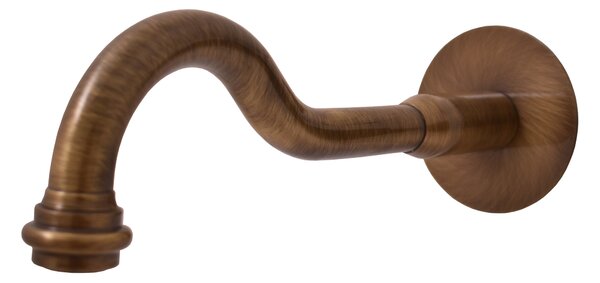 Slezák - RAV Výtok zo steny 243 mm RETRO - SR0114SM, Stará mosadz (Bronz)