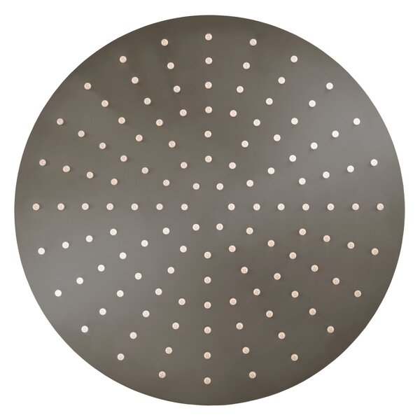 Slezák - RAV Hlavová sprcha okrúhla kovová ø 30 cm so 4-otvorovými tryskami - KS0001/4MGK, Metal Grey kartáčovaná