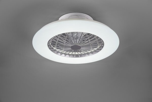 Trio R62522187 LED svietidlo s ventilátorom Stralsund 1x30W | 3000-6500K - nastaviteľné, s diaľkovým ovládačom