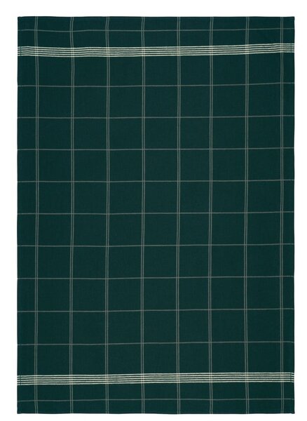Zelená kuchynská utierka z bavlny Södahl Geometric, 50 x 70 cm