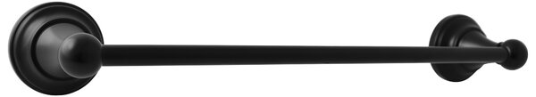 Slezák - RAV Držiak uteráka 650,5 mm MORAVA RETRO - MKA0701/65 CMAT, Čierna matná