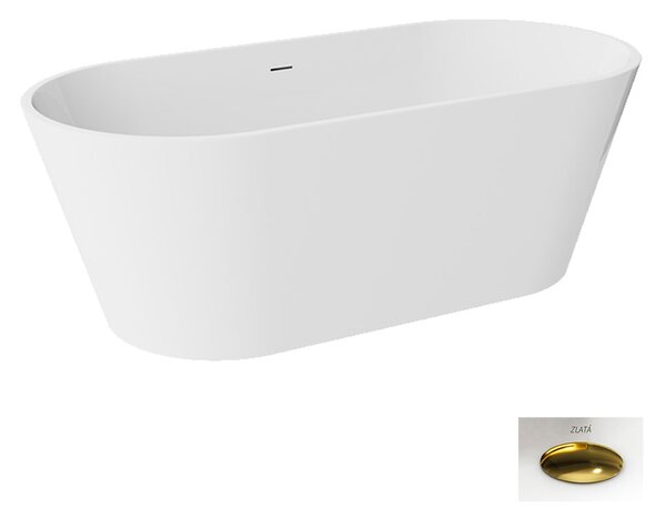 Besco Akrylátová voľne stojaca vaňa Deeva 150x75 (160x75, 170x80, 180x80)
