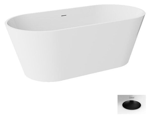Besco Akrylátová voľne stojaca vaňa Deeva 150x75 (160x75, 170x80, 180x80)