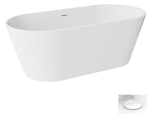 Besco Akrylátová voľne stojaca vaňa Deeva 150x75 (160x75, 170x80, 180x80)