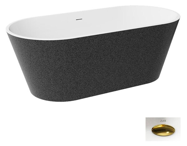 Besco Akrylátová voľne stojaca vaňa Deeva Glam G 150x75 (160x75, 170x80, 180x80)