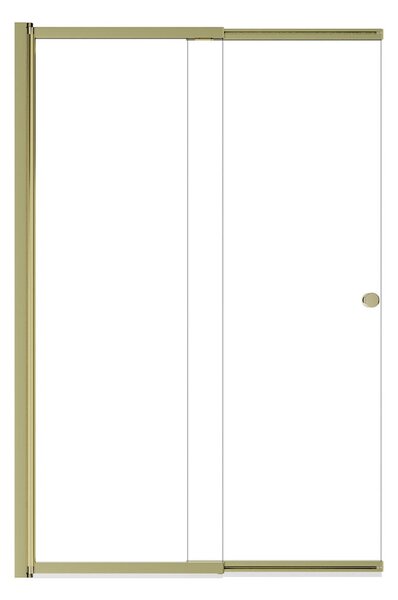 Besco Vaňová zástena s posuvným dielom EASY SLIDE GOLD 100150 (100x150 cm | Transparent)
