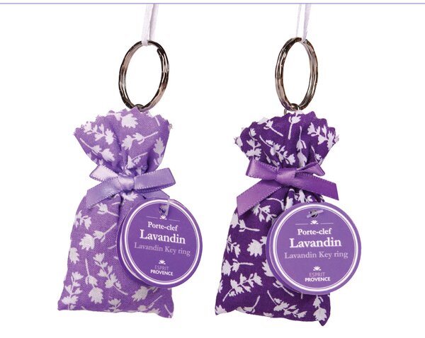 Esprit Provence Levanduľové vrecúško na kľúče - Kvety, 25g