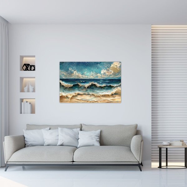 Obraz - Maľba mora (90x60 cm)