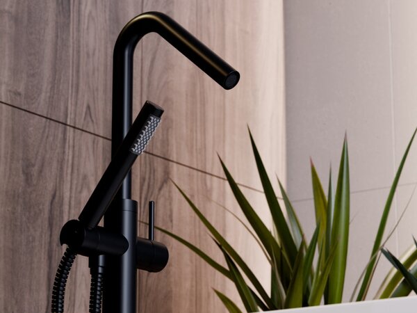 Besco Voľne stojaca vaňová batéria Veo 3.0 ColdMode VB BOX system B Čierna matná