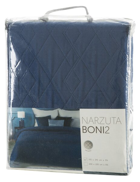 PREHOZ NA POSTEĽ BONI2 170X210 CM TMAVOMODRÁ