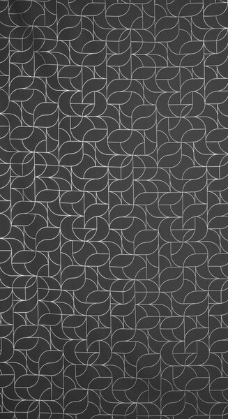 ZÁVES NA KRÚŽKOCH EVI 140X250 CM VZOROVANÁ