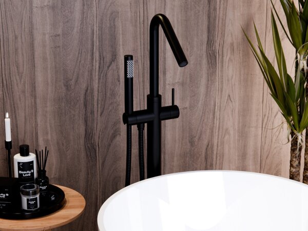 Besco Voľne stojaca vaňová batéria Veo 3.0 ColdMode VB BOX system B Čierna matná