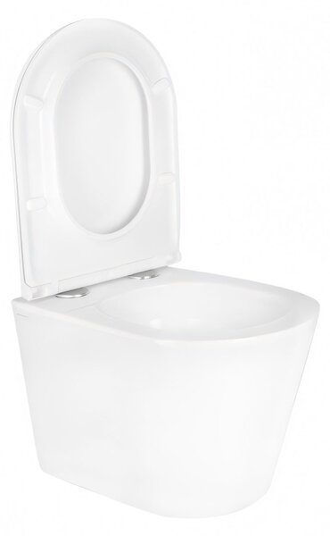 Hydroland Závesná WC misa so SoftClose sedadlom Safir, biela