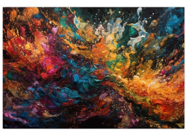 Obraz - Farebná abstrakcia II. (90x60 cm)