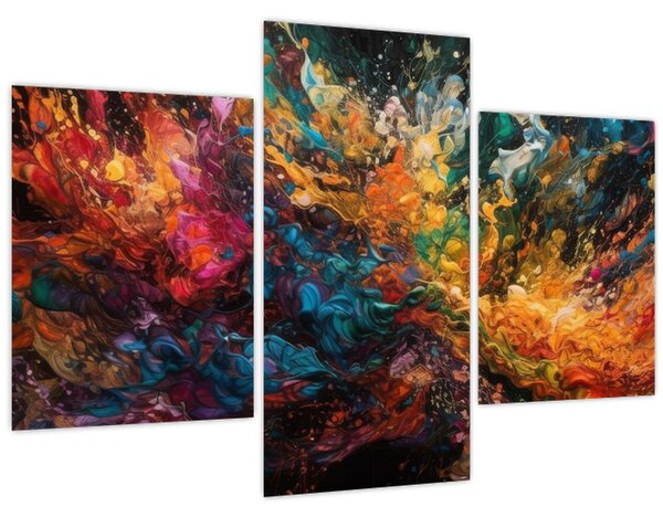 Obraz - Farebná abstrakcia II. (90x60 cm)