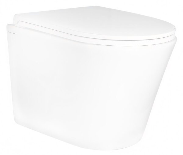 Hydroland Závesná WC misa so SoftClose sedadlom Safir, biela