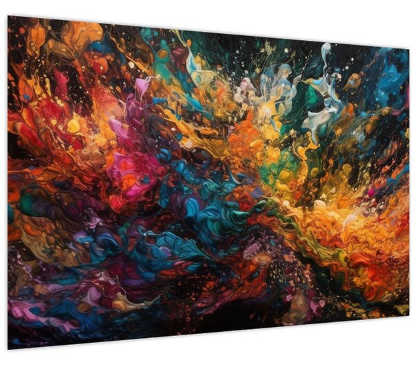 Obraz - Farebná abstrakcia II. (90x60 cm)