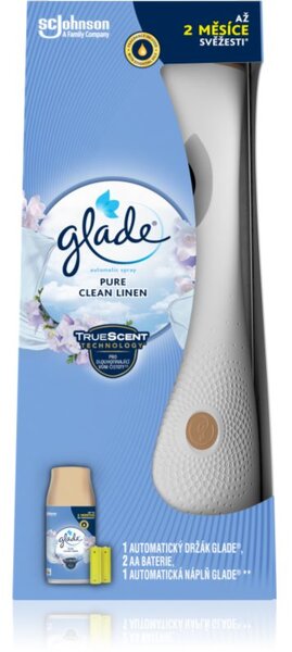 GLADE Automatic Spray Pure Clean Linen automatický osviežovač vzduchu s náplňou 269 ml